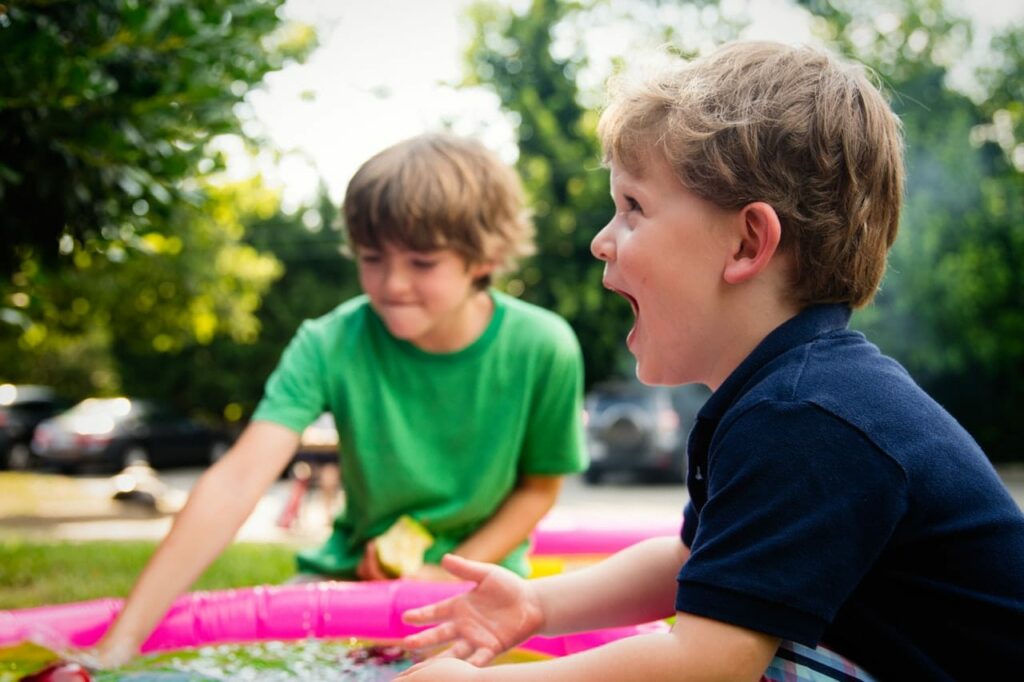 Kinderen aan het spelen